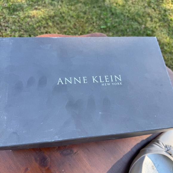 Anne Klein satin slingback kitten heel pumps - Picture 8 of 8